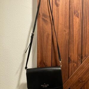 Kate Spade Sleek Black Crossbody Bag